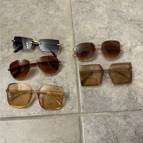SHEIN Black and Brown Fashion Glasses Collection - Picture 1 of 1